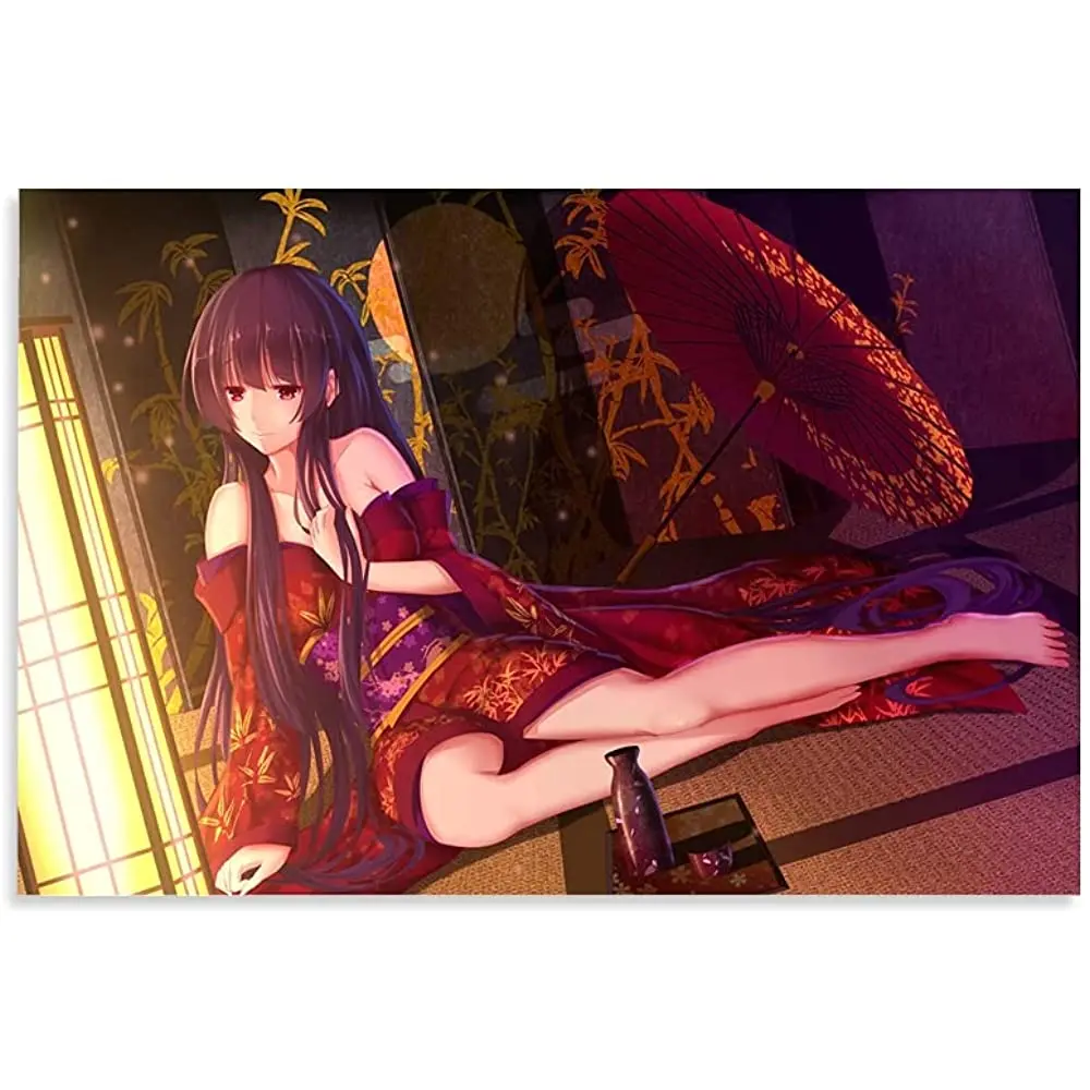 

Character Anime Poster Sexy Girl Poster Decorative Painting Canvas Wall Art Living Room Posters Bedroom Painting