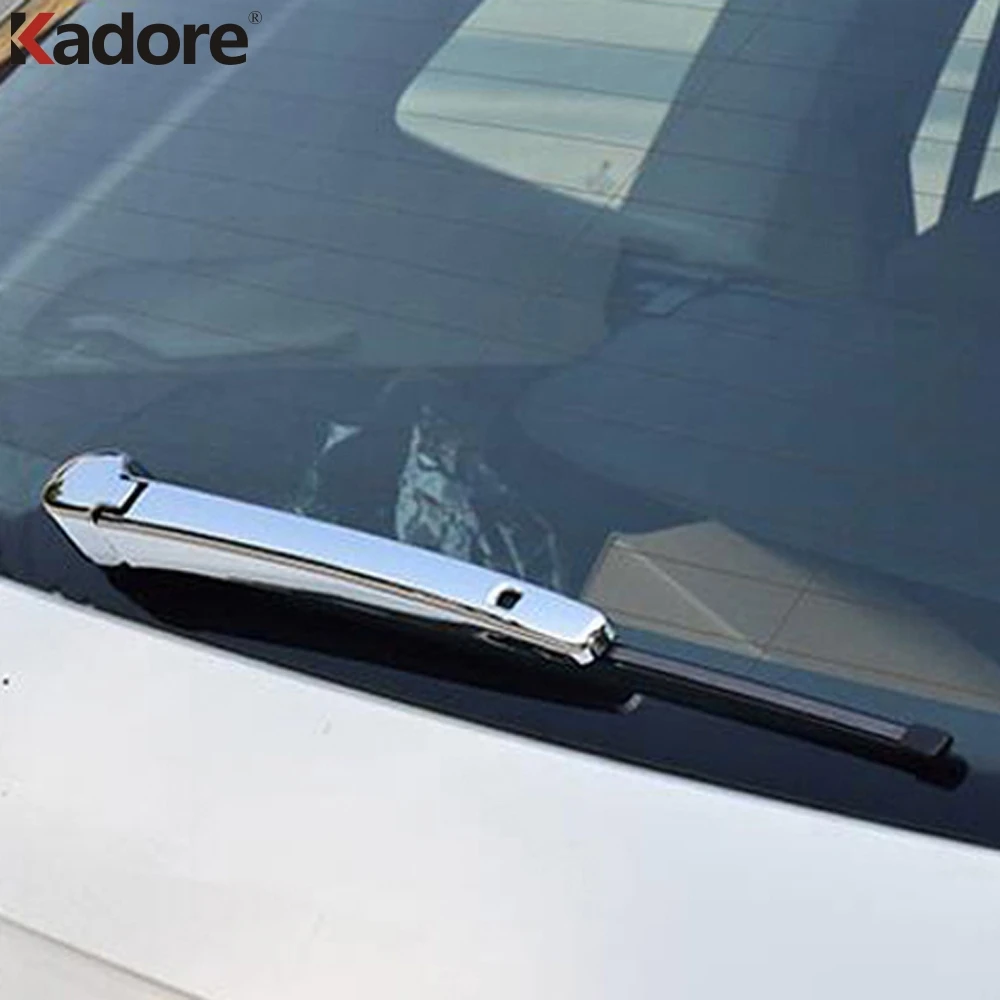 Для Volkswagen Tiguan 2017 2018 2019 ABS Chrome Защита от солнца на заднее стекло чехол для