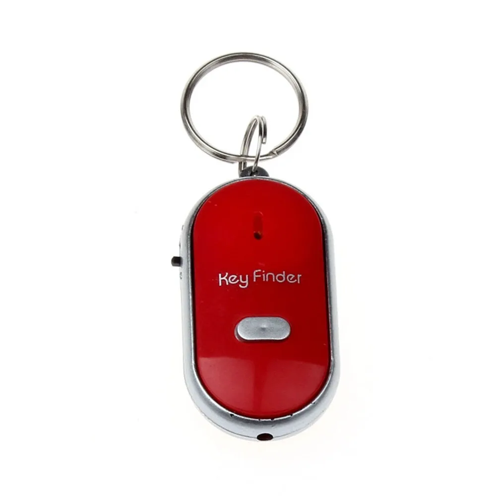 Мини Key Finder Анти потерянный пищать свисток светодиодный светильник фонарь пульт