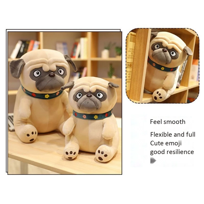 Плюшевые мопсы игрушки имитация собаки кукла Мягкое Животное шар пей мопс