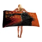Indecor Супергерои черные Пантеры замечательные женщины быстросохнущее пляжное полотенце из микрофибры для плавания серфинга банное полотенце портативное