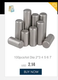 100 шт./лот Допустимое отклонение диаметра 2*3 4 5 6 7 8 9, 10, 11, 12, 13, 14, 15, 16, 17, 18, 20 Подшипниковая сталь цилиндрические штифты-игла-удерживающий штифт