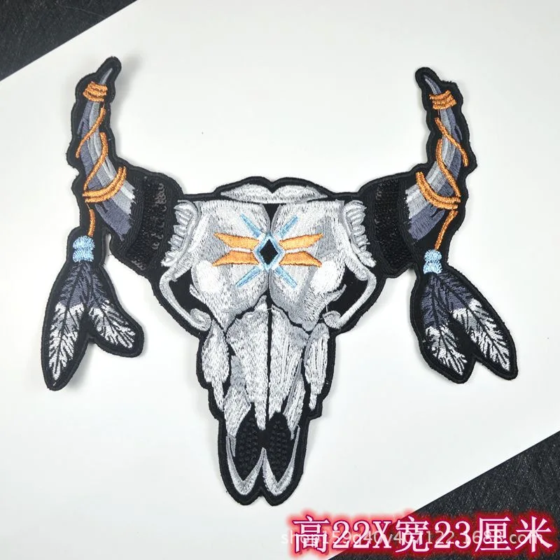 2 шт./лот тонкой блестками большие заплата вышивки овечья шкура оперативная