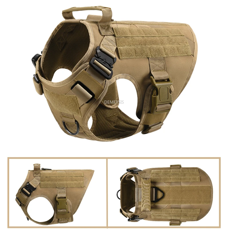 

Армейский охотничий жилет для собак, тактический, боевой, регулируемый, для военной стрельбы, упряжка для тренировки собак