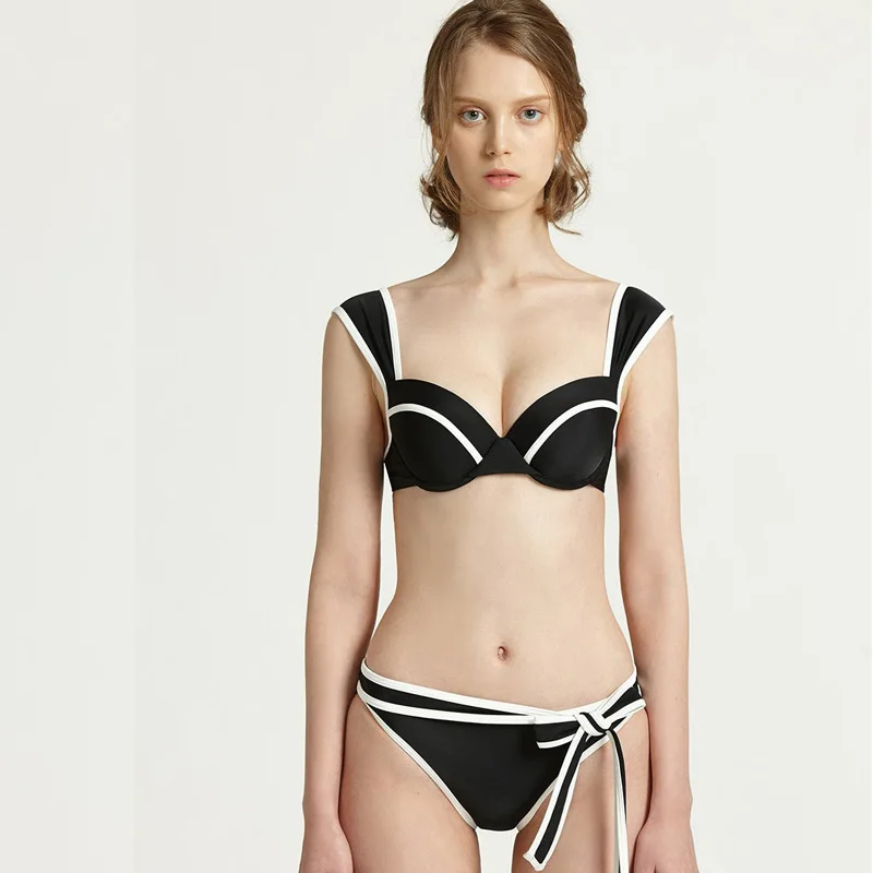 

New swimsuit women's thin and conservative large size swimsuit beach seaside swimwear bikini wholesale