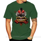 Уличная футболка Fighter V Футболка-Ryu SF 5 новая Лицензированная футболка для видеоигр Мужская и женская модная футболка унисекс бесплатная доставка Толстовка