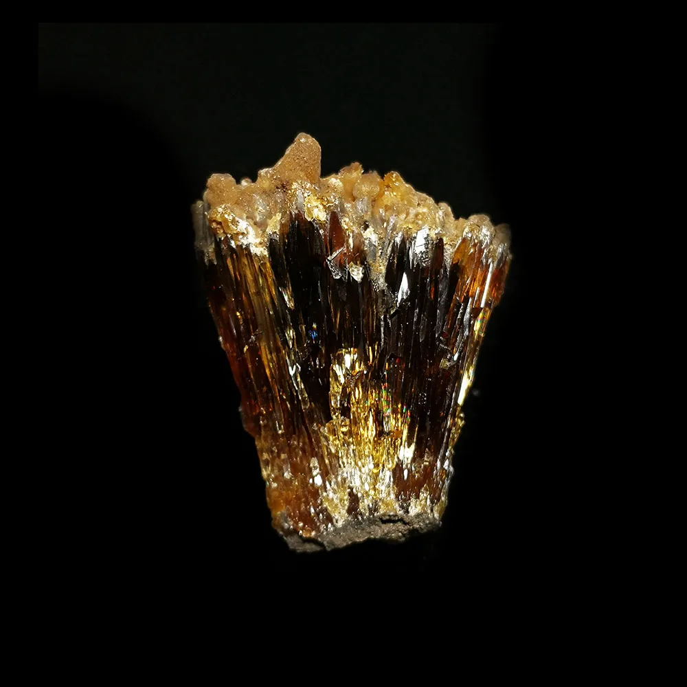 

95g A5-3sun Natural Stone Amber Calcite Mineral Crystal Specimen Home Decoration From Guizhou Province China