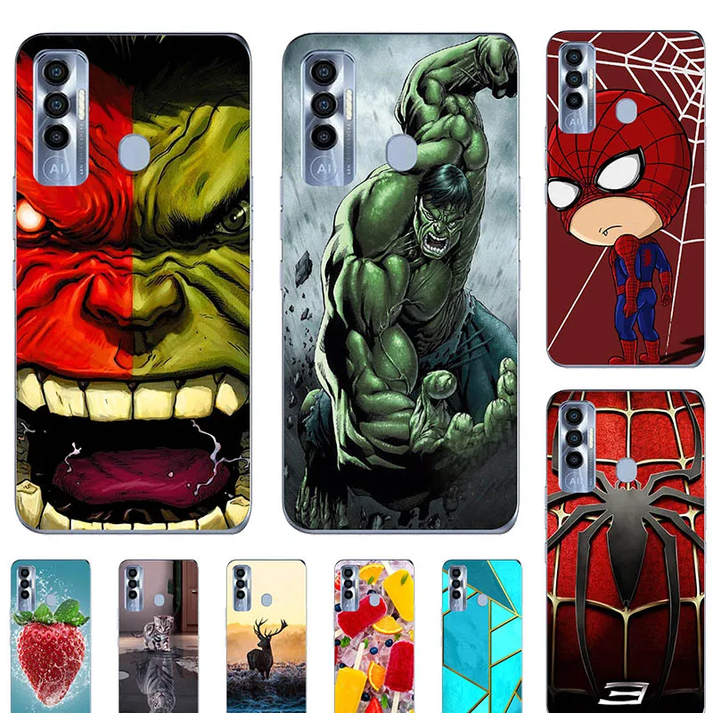 Мягкий чехол для Tecno Spark 7, KF6j, 7 P, KF7j, Spark7 Pro, чехол для телефона с героями мультфильмов