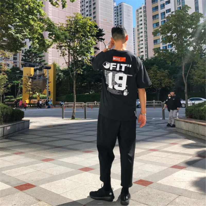 Летняя Новинка 2020 мужская хлопковая свободная футболка с коротким рукавом для