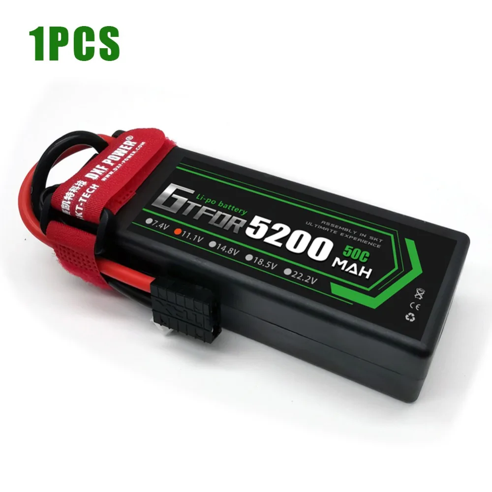 GTFDR 11,1 v 5200mah 50C 3s max 100C 3,7 V 1000mah 25C max60C запасные части для радиоуправляемого дрона traxxas