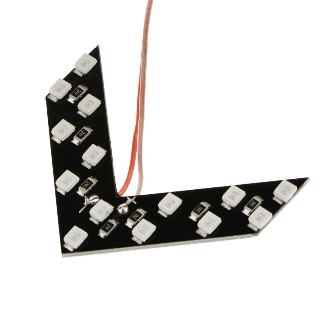 2x 14-SMD светодиодный индикатор поворота стрелы для бокового зеркала автомобиля
