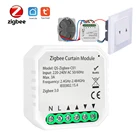 Умный модуль переключения штор Tuya Zigbee, дистанционное управление, рулонный затвор, голосовое управление, Google Home Aelxa Echo Zigbee2Mqtt