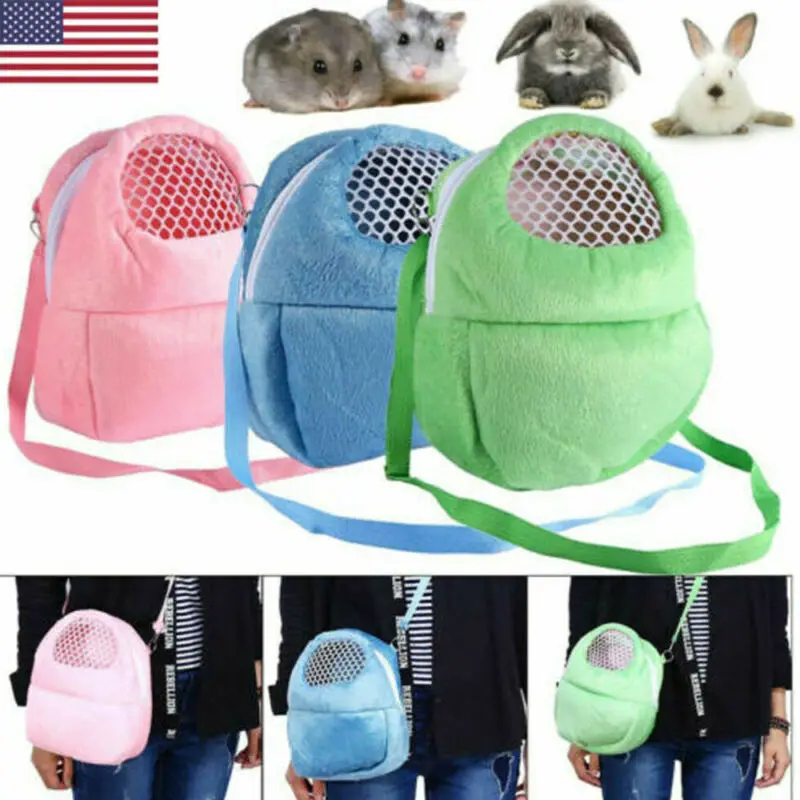 Маленькая переноска для домашних животных клетка кролика хомяк теплые дорожные