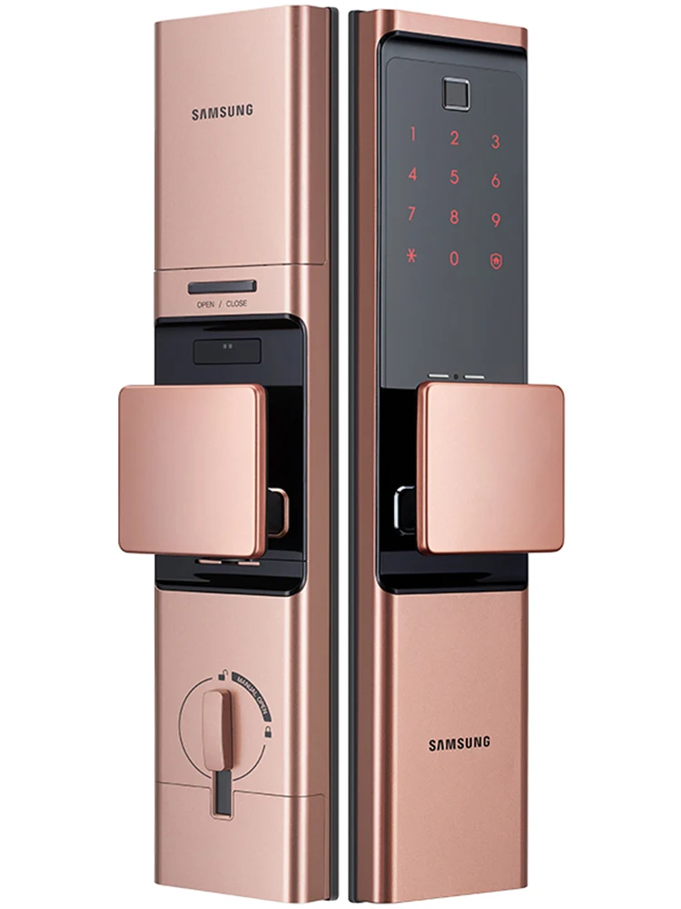 SAMSUNG отпечатков пальцев цифровой дверной замок с Wi-Fi IoT Keyless SHP-DR717/719 большой Moritse