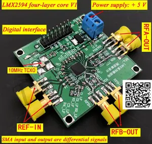 LMX2594 Frequency Synthesizer Development Board PLL Phase-locked Loop 10M-15GHz High-frequency Microwave Signal Source