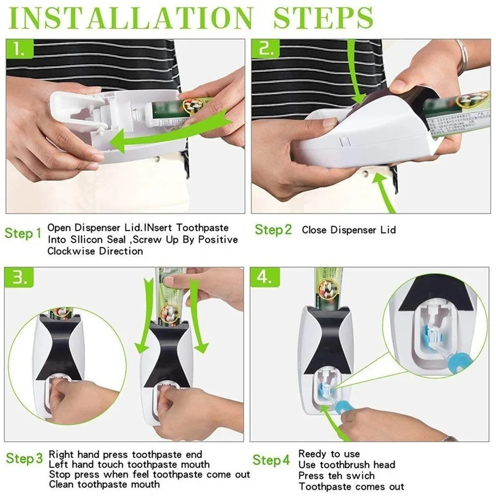 Автоматическая Зубная щётка Держатель автоматический дозатор зубной пасты