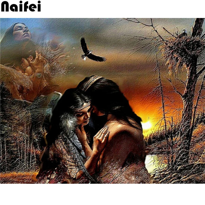 Алмазная 5D картина сделай сам для индийских пар влюбленных набор алмазной