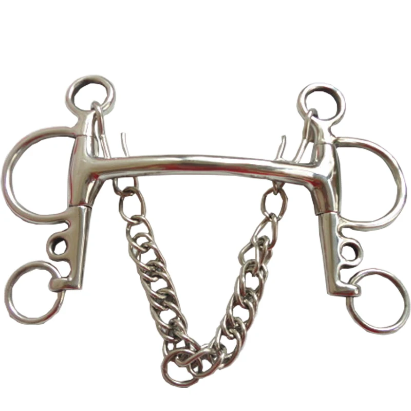Многослойное длинное бит Pelham из нержавеющей стали никогда не ржавеет лошади 13 5