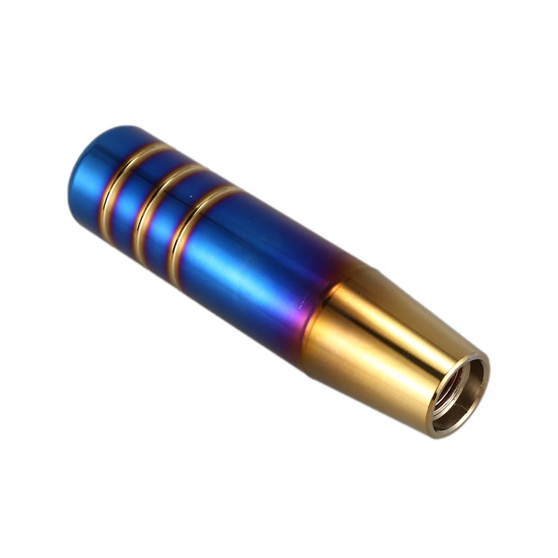 Сгоревший синий стиль золотой алюминий 13 см ручка переключения передач рычаг