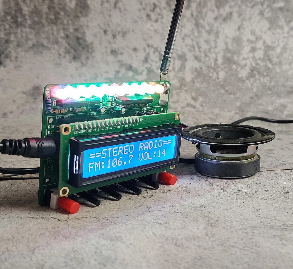 FM цифровое радио DIY kit электронный Обучающий набор для пайки | Игрушки и хобби