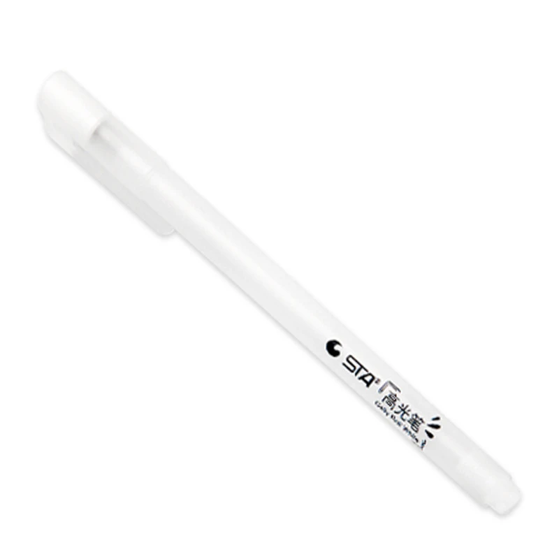 15 шт./лот белые/серебряные/Золотые маркеры для скетчинга акварельные цветные