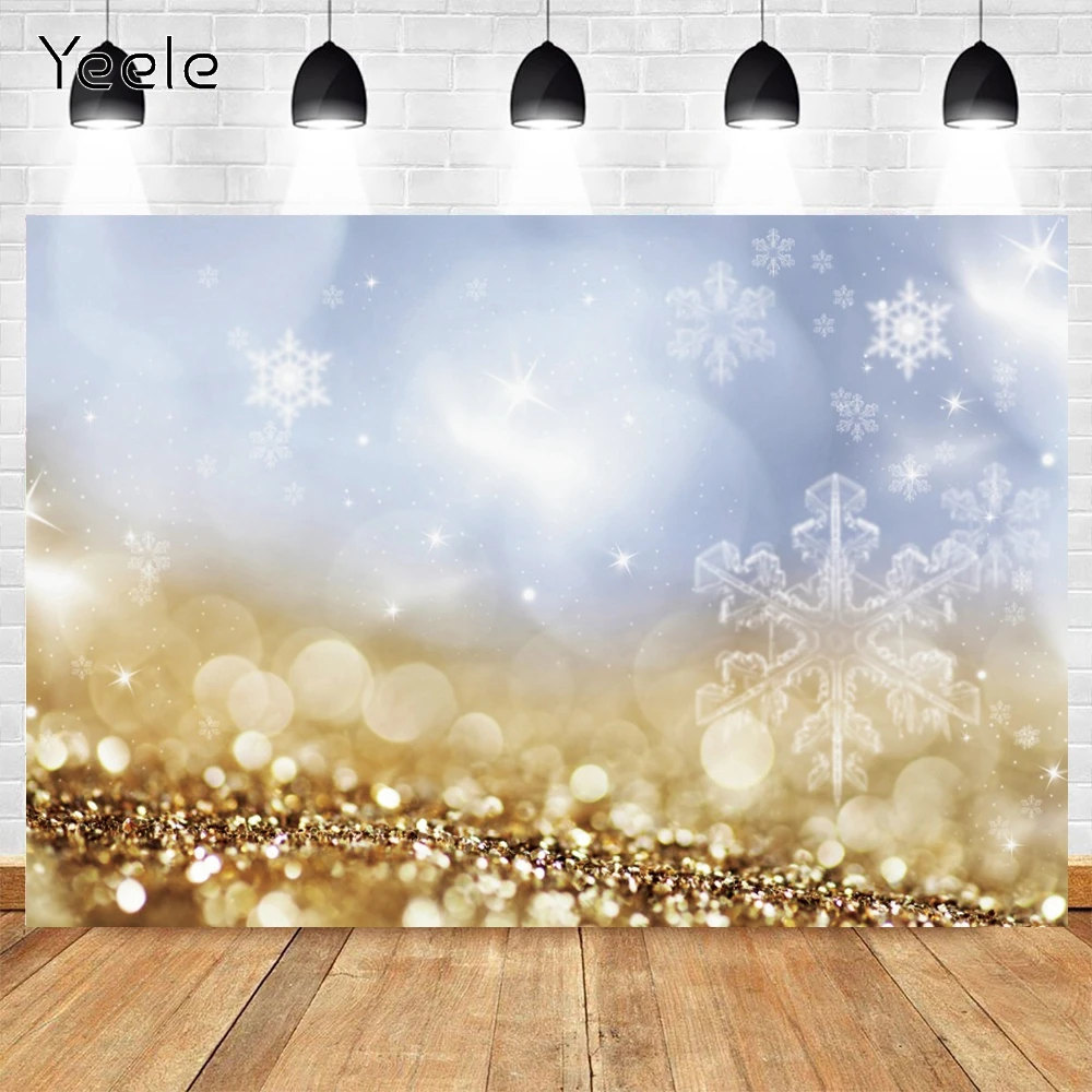 

Блестящий Фон Yeele в горошек, фотозона, снежинка, детский день рождения, портрет, фон для вечеринки, фотография для фотостудии