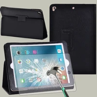 tablet case for apple ipad 5th 6thipad pro 9 7ipad air air 2 leather back support case tempered glass