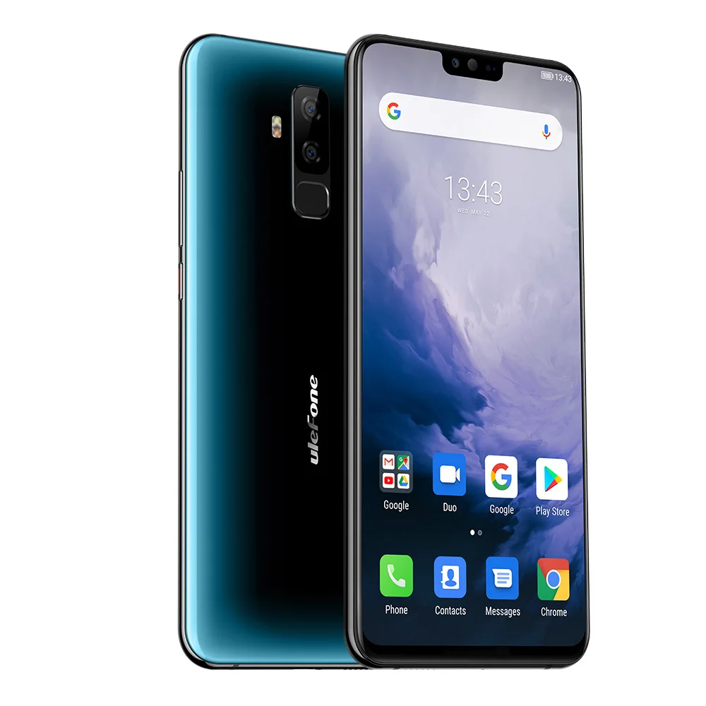 Gps ГЛОНАСС Beidou Global Band Ulefone T2 разблокировка лица отпечаток пальца ID NFC Google Play Android 9,0 6,7 дюйма 4200 мАч 16 МП