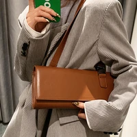 vintage square armpit bag winter new high quality pu leather womens designer handbag luxury brand shoulder bags