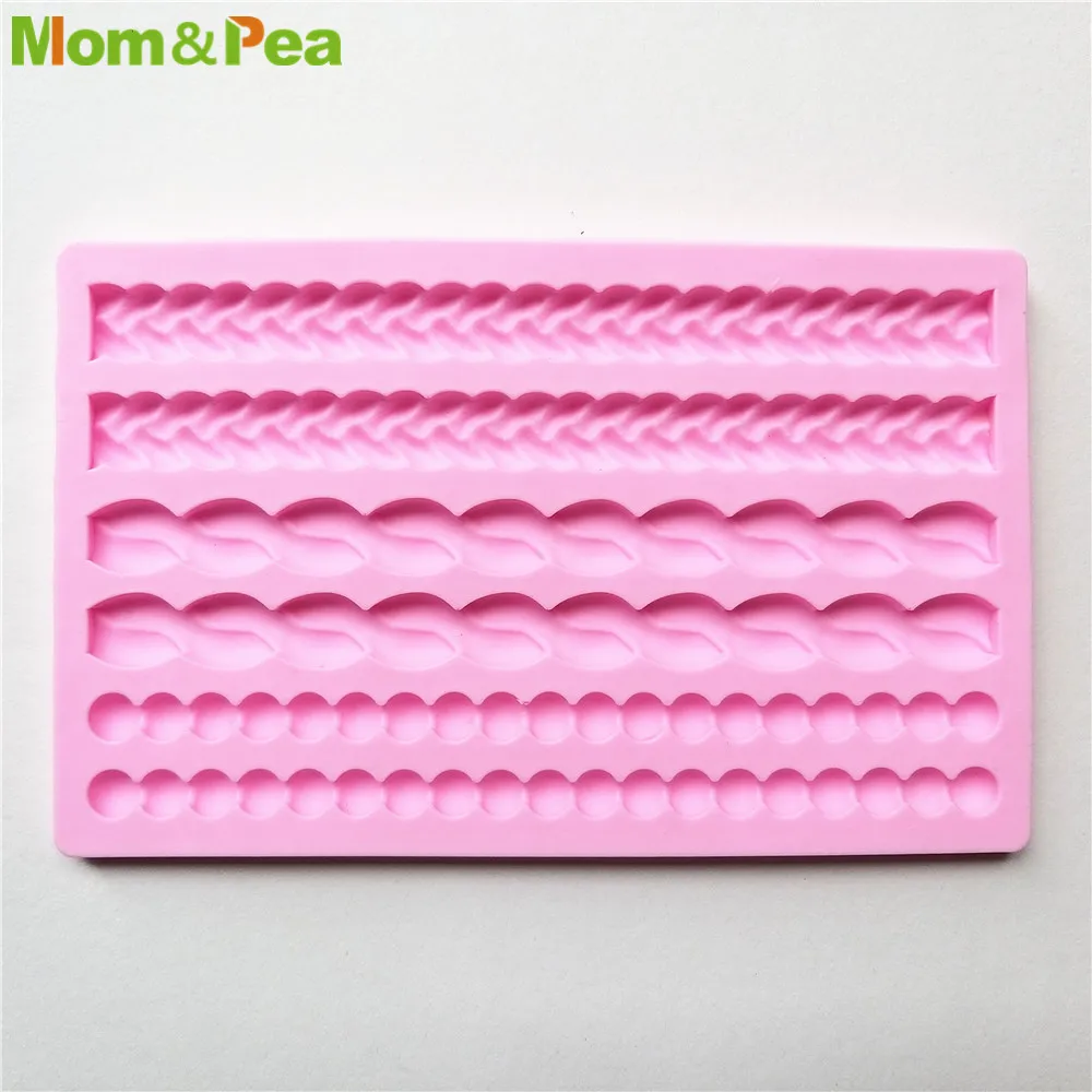 

MPA2275 веревочная силиконовая форма для мастики, шоколада, декоративной помадки, инструменты для украшения торта