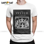 Мужская футболка с коротким рукавом и круглым вырезом, с принтом ведьмы
