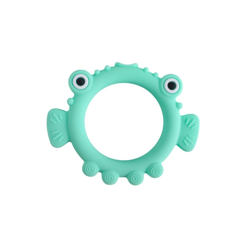 Силиконовый чехол с мультяшными рыбками для боковых зубов облегчение боли