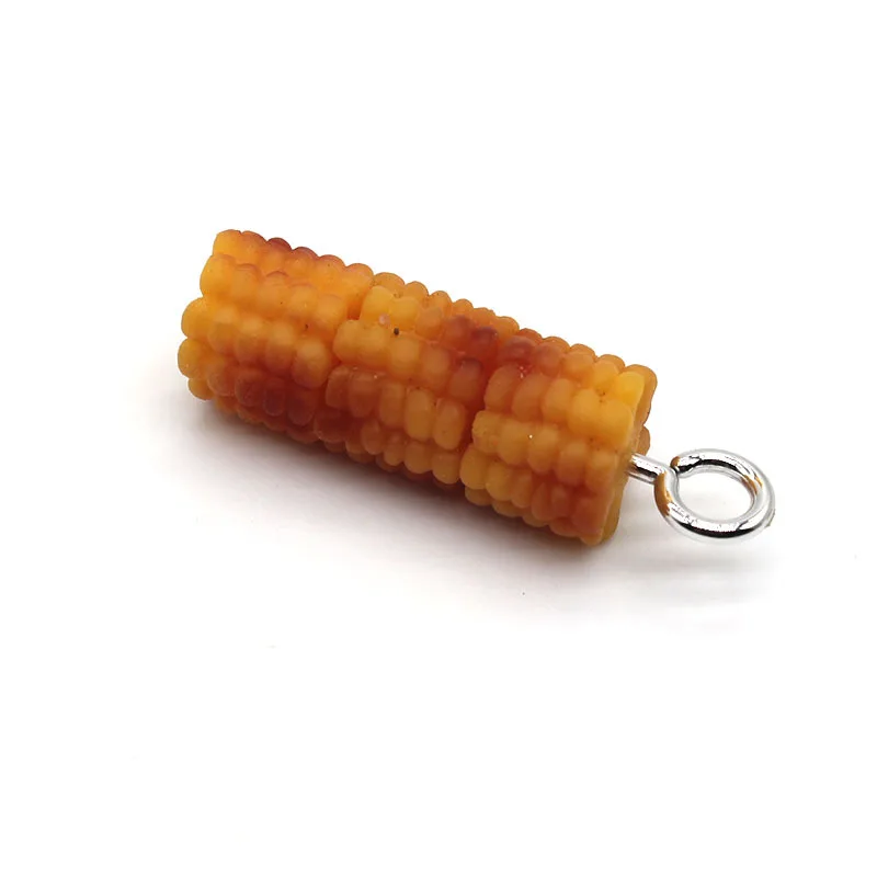 2Pcs Mini Simulation Soft BBQ Skewer Miniature Dollhouse Accessories Charms Pendants Necklace Earrings For Jewelry Making | Дом и сад