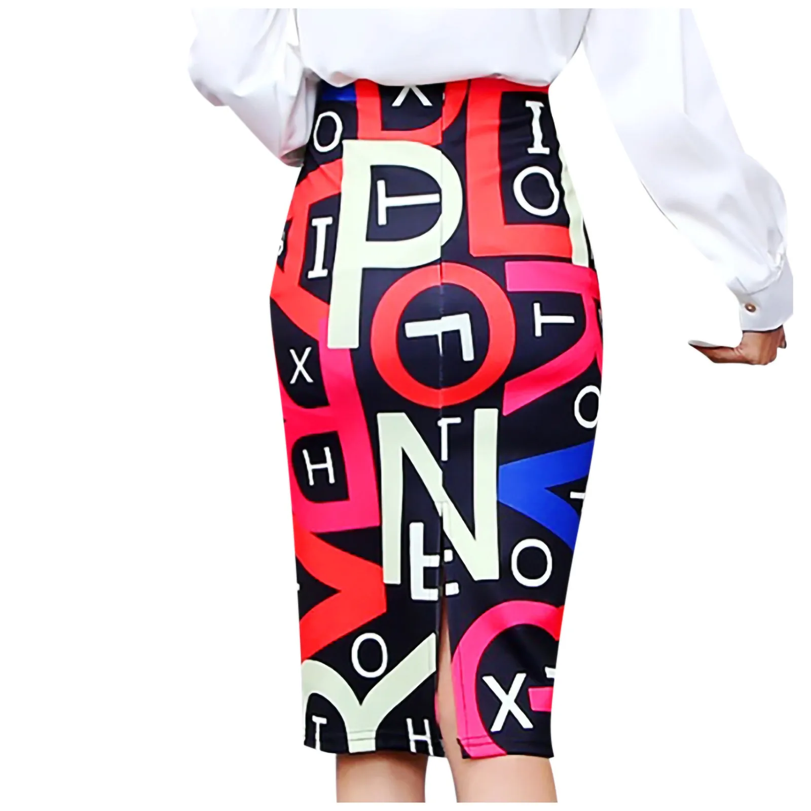 

Women Skirts Ladies Fashion One-step Design Half-length Skirt Lady Printed Package Hip Short Skirt faldas mujer moda 2021 jupe