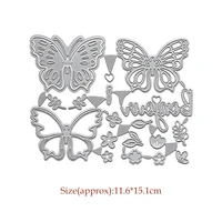butterfly dies metal cutting die diy scrapbooking album paper cards decorative craft embossing folder template stencil stamps