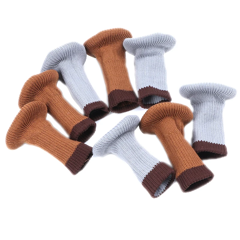 

4 Pcs/lot Bathroom Home Decor Kitchen Furniture Anti Noise Slider Caps Non-Slip Table Sock Foot Pad Chair Leg Floor