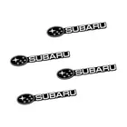 Наклейка-эмблема алюминиевая для Subaru XV, Forester, Impreza, XV, BRZ, Tribeca, 4 шт.