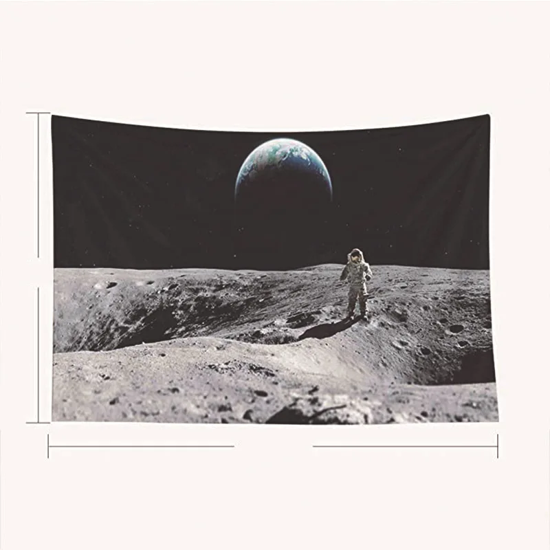 Гобелен с изображением звездной Вселенной планеты Млечного Пути астронавта