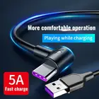123 м 5A USB Type C кабель Micro USB быстрая зарядка мобильный телефон Android зарядное устройство Type-C шнур для передачи данных для Huawei P40 Mate 30 Xiaomi