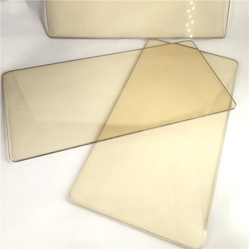 

50X80mmHigh Temperature Resistant Transparent Microcrystalline Glass Custom Ceramic Furnace Glass Induction Furnace Panel Glass