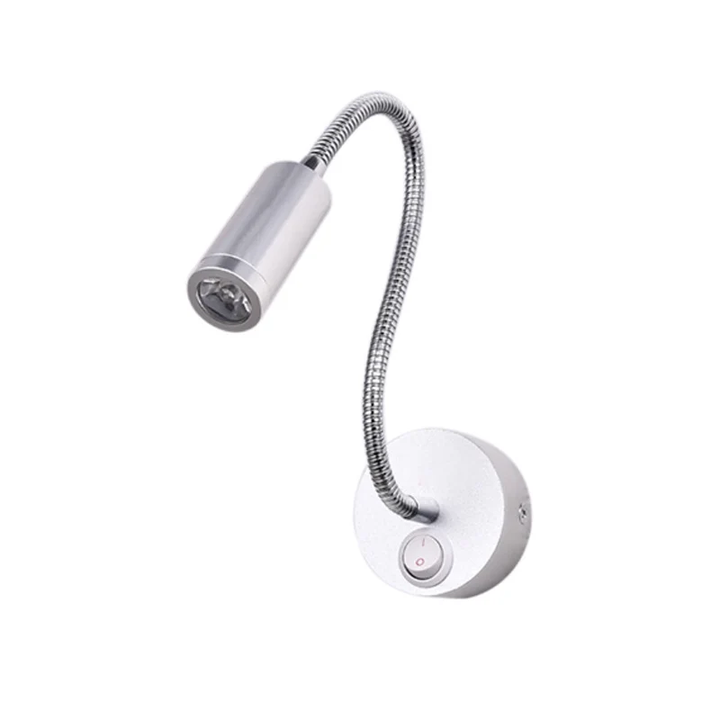 Светодиодная настенная лампа с гибким шлангом современный модный прикроватный