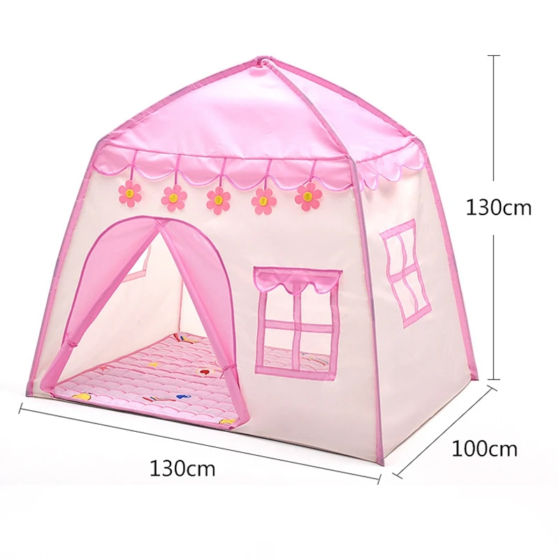 Детский Крытый и замок на открытом воздухе палатки для маленькой принцессы