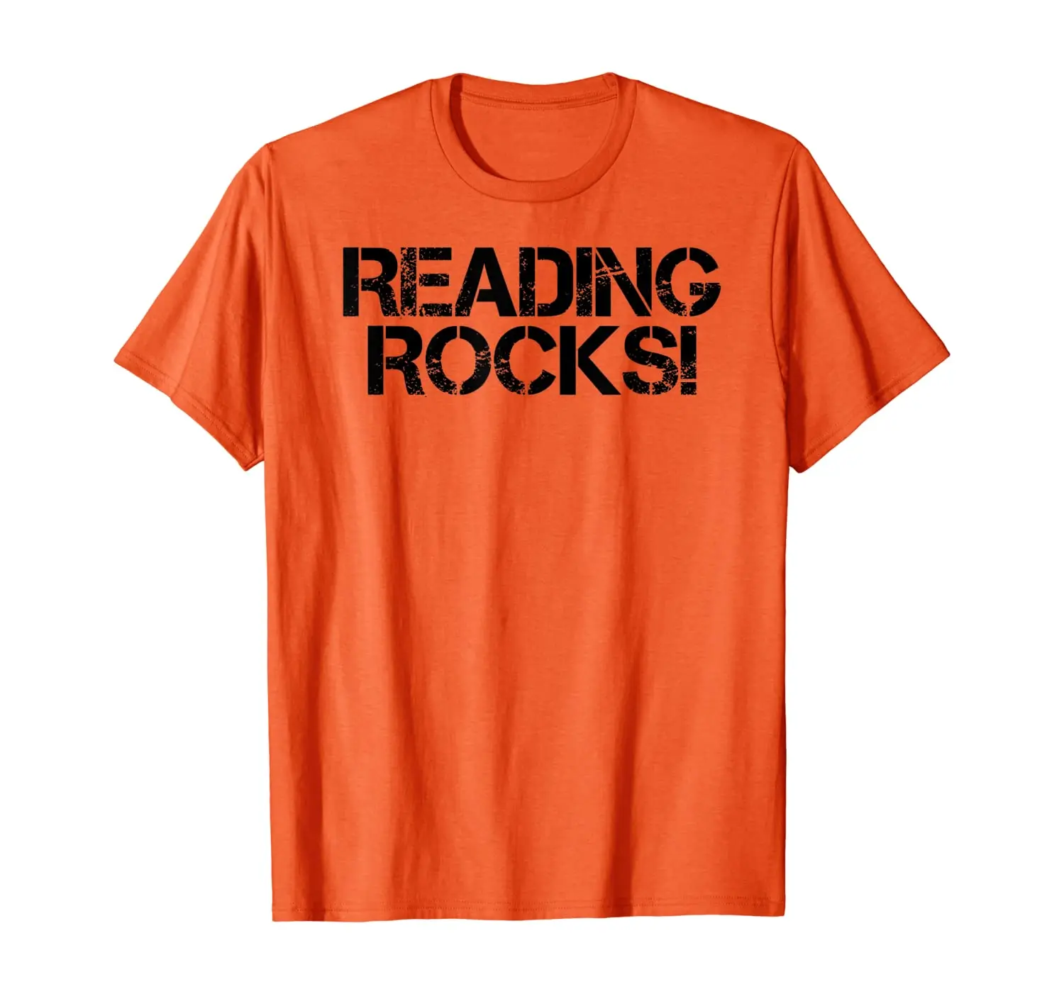 READING ROCKS Funny Book Reader Library Nerd Gift Idea T-Shirt