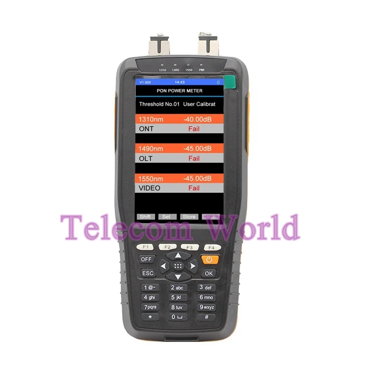PON оптический измеритель мощности для EPON GPON xPON OLT-ONU 1310/1490 нм TM70B |