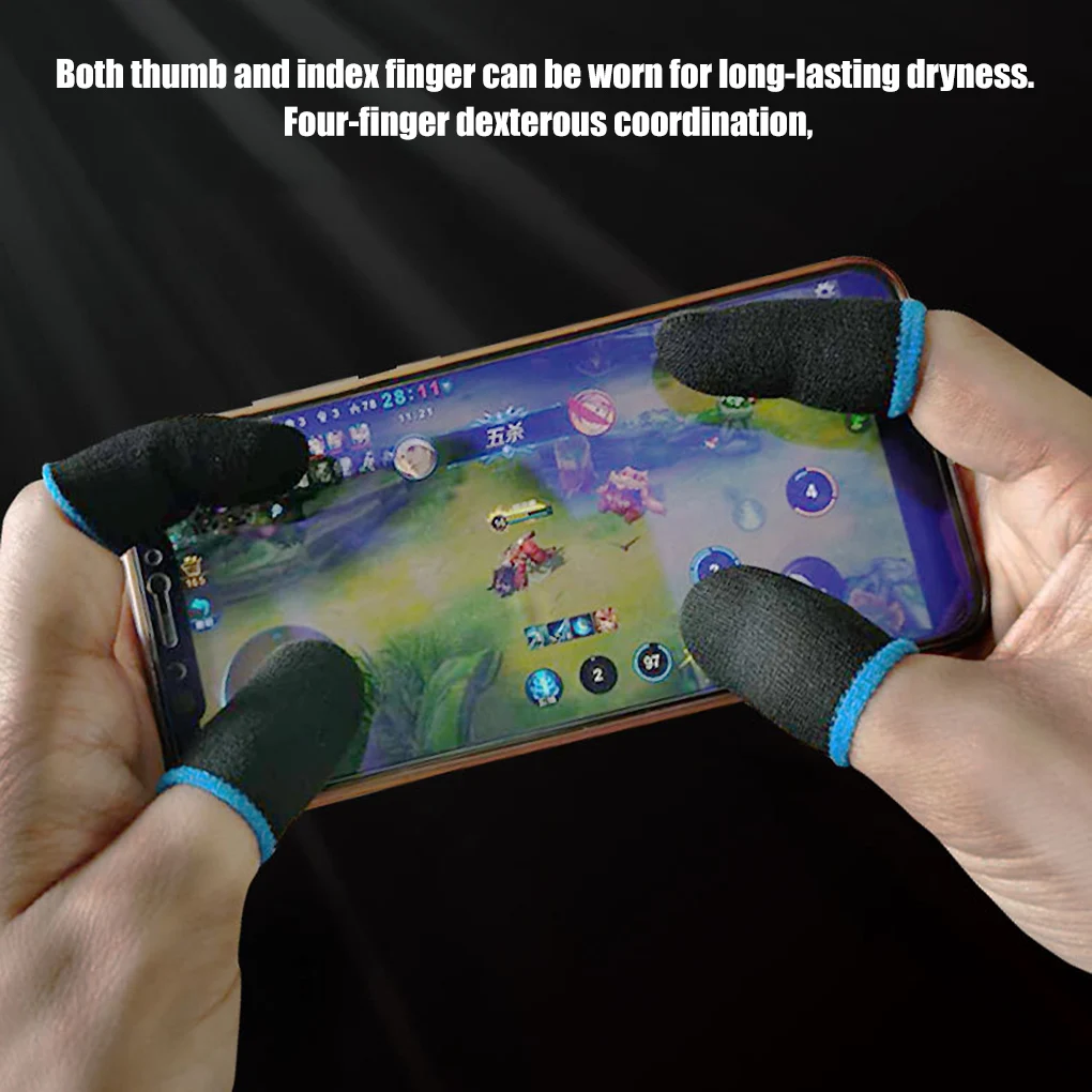 

10pc/20Pc Finger Cover Game Controller For PUBG Sweat Proof Games Screen Touching Sensitive For phone Accessories android ios