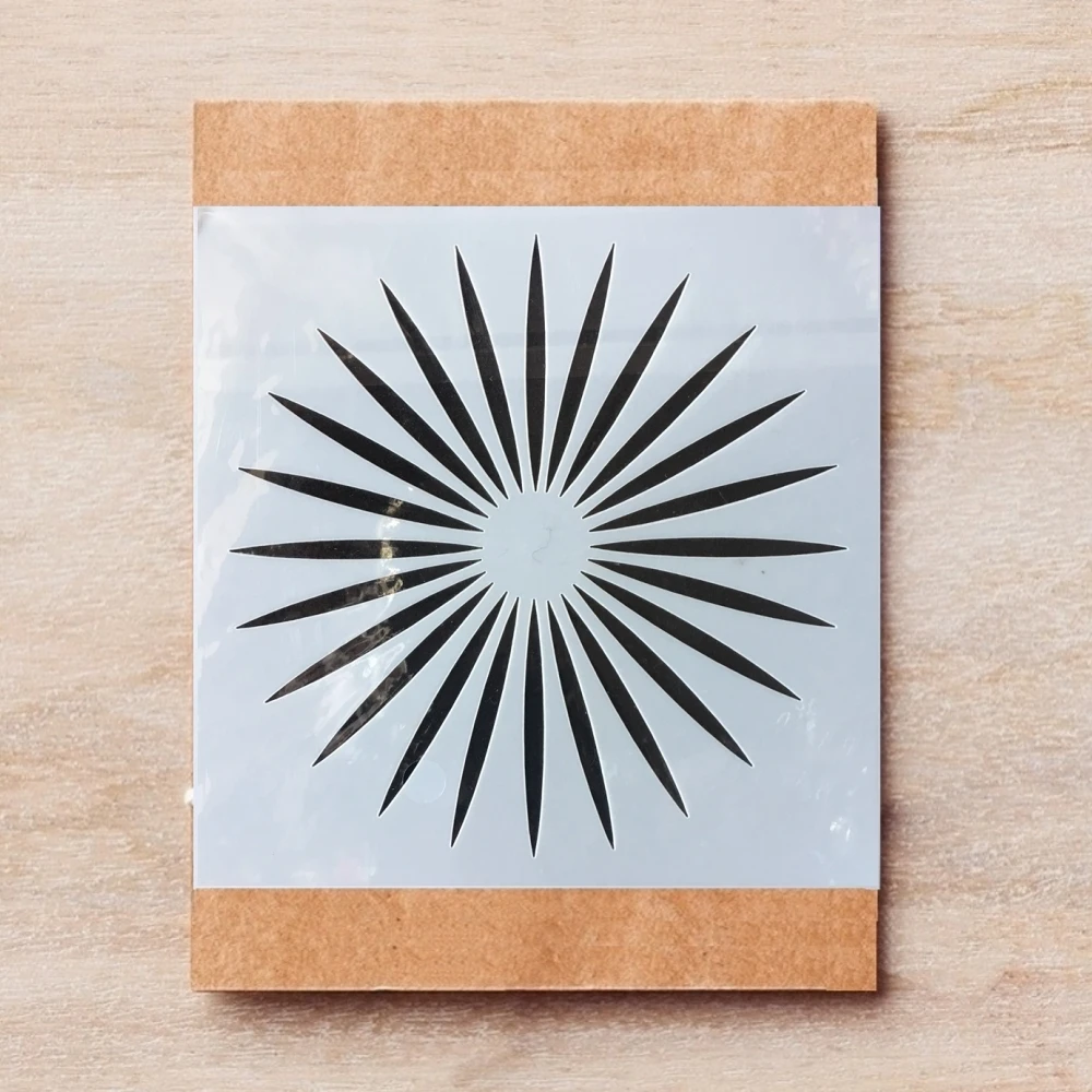 

1Pcs 13*13cm Sun Light DIY Layering Stencils Painting Scrapbook Coloring Embossing Album Decorative Template