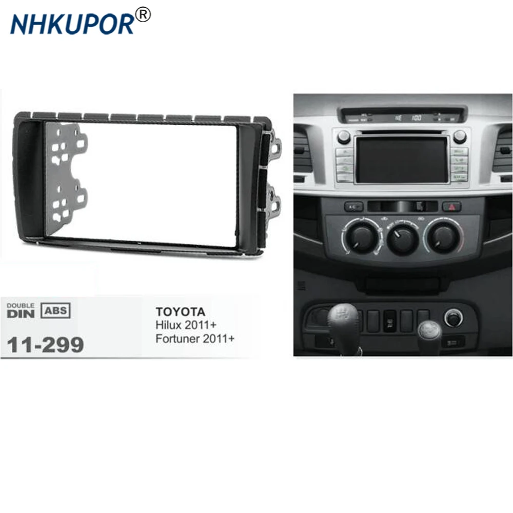 11 299 Автомобильный CD DVD радиоприемник для TOYOTA Hilux 2011 2015/Fortuner + комплект