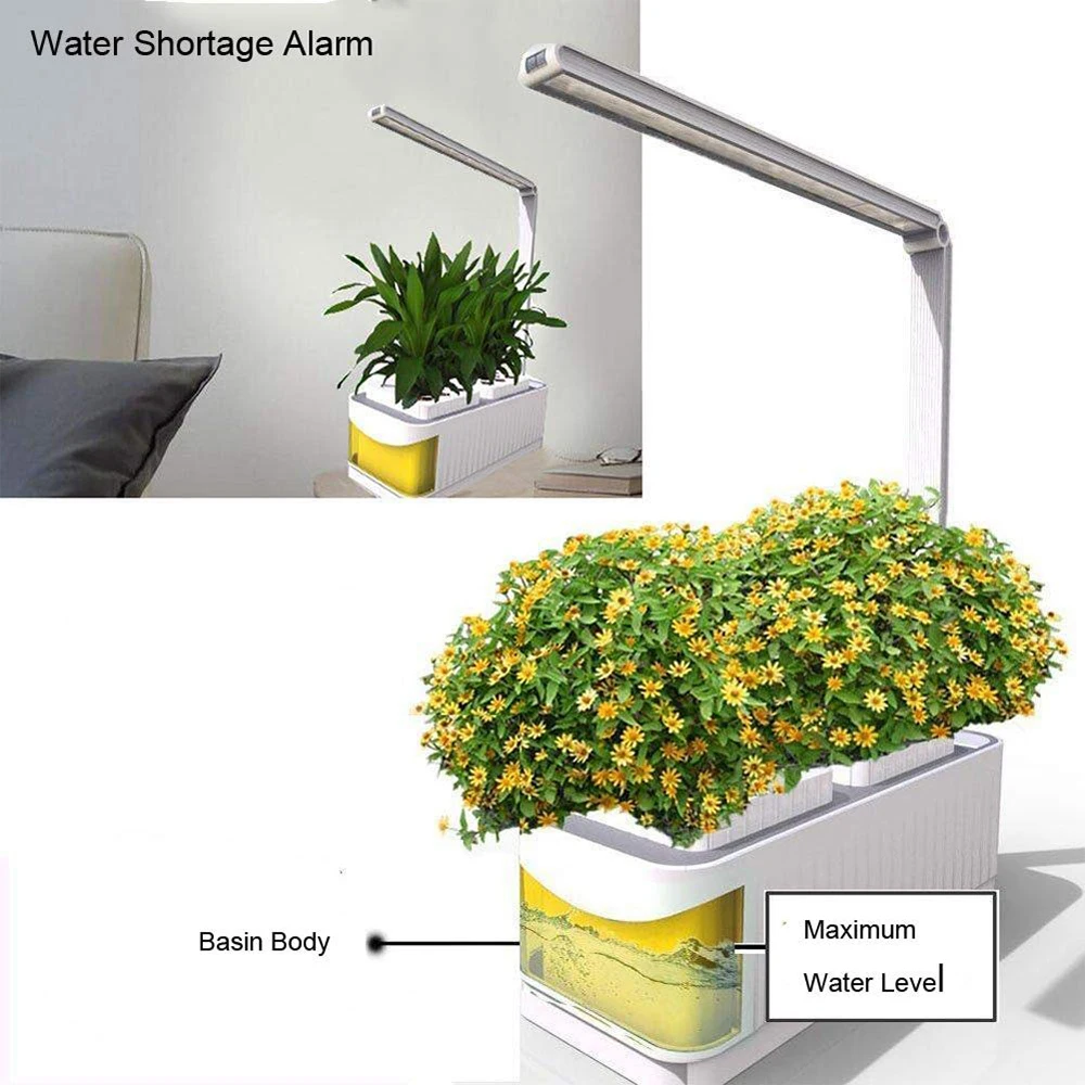 Комнатный умный светодиодный светильник для выращивания трав сад гидропоника