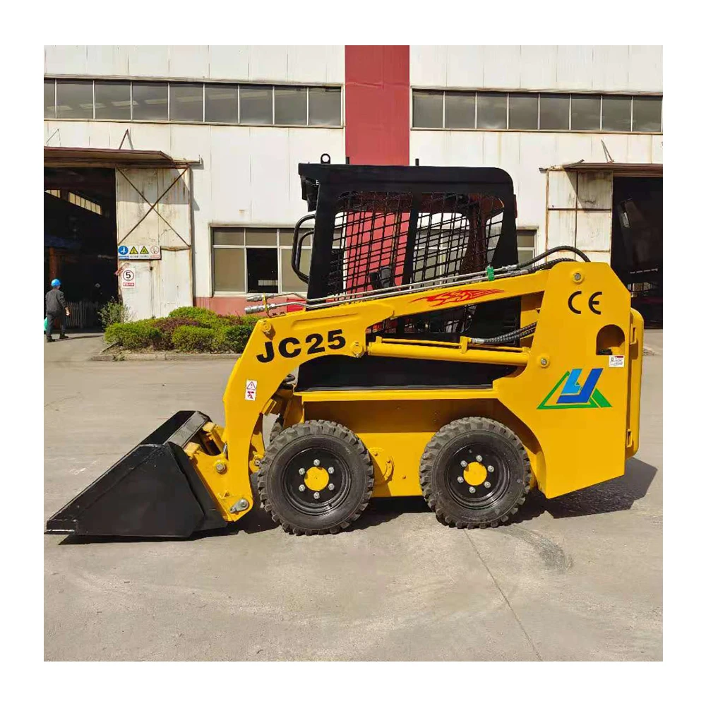 Многофункциональная гидравлическая джойстик маленький колесный мини-погрузчик