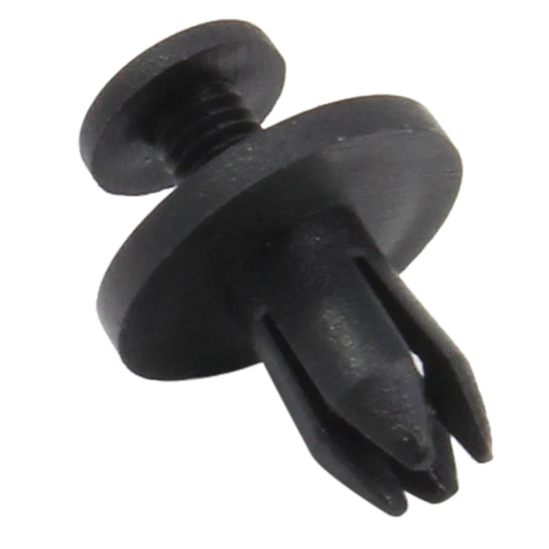 

50pcs Fastener clips 6mm Door Push pins Rivets Accessory Black Decor Fixing
